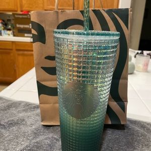 Starbucks Studded Green Cup
